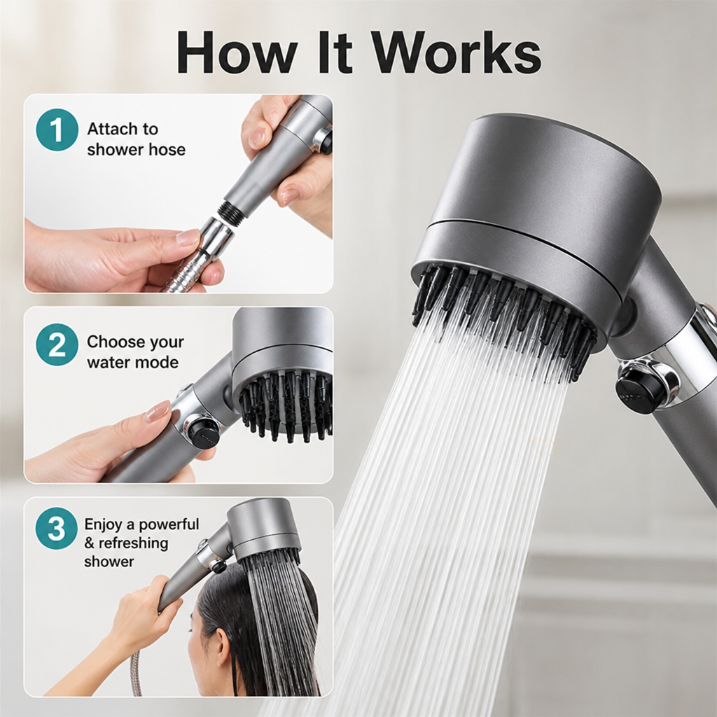 VivaMist™ — Transform Your Shower into a Daily Spa of Soothing Pure Luxury