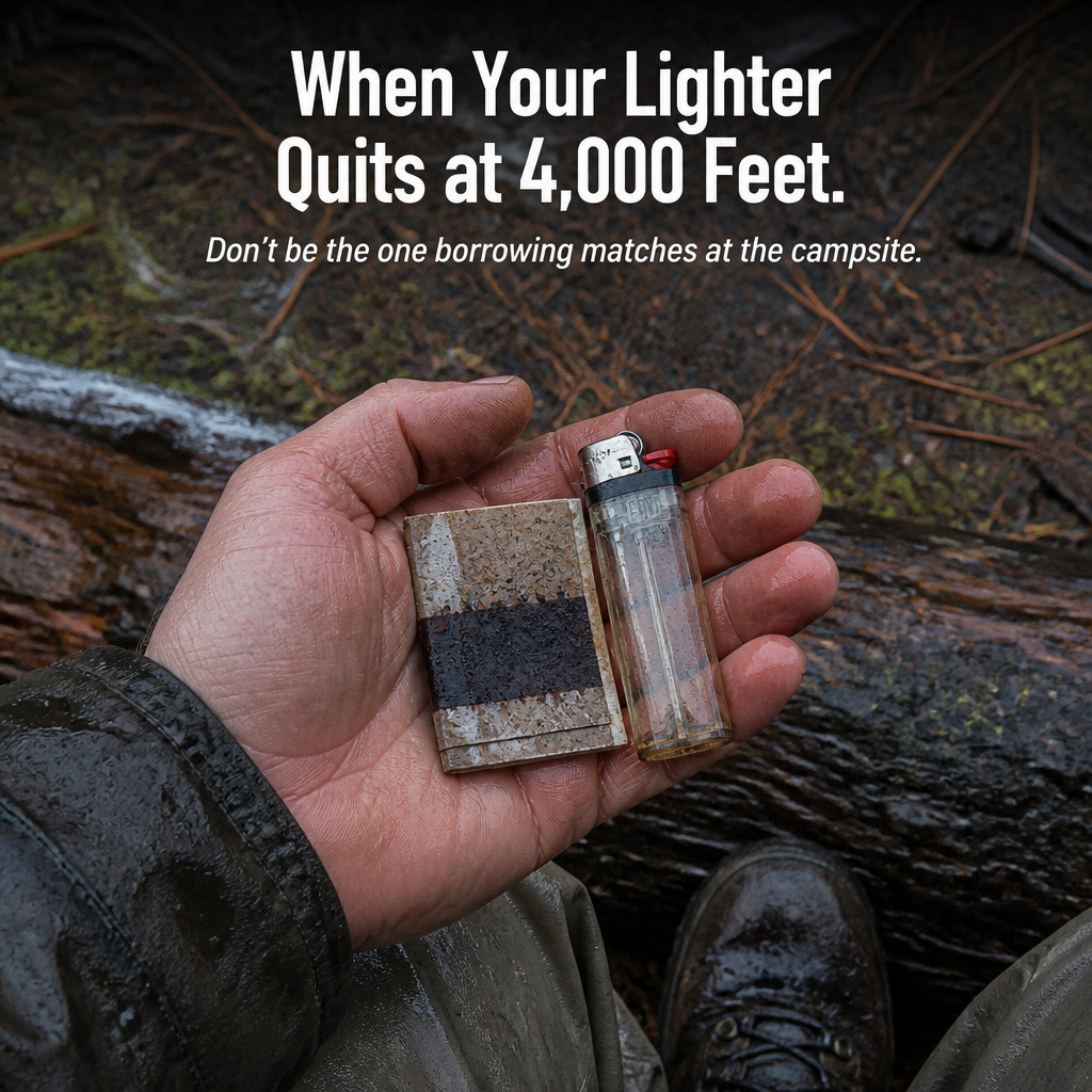 BlazeMate™ — Strike a Reliable Flame Through Rain, Wind, and Freezing Cold