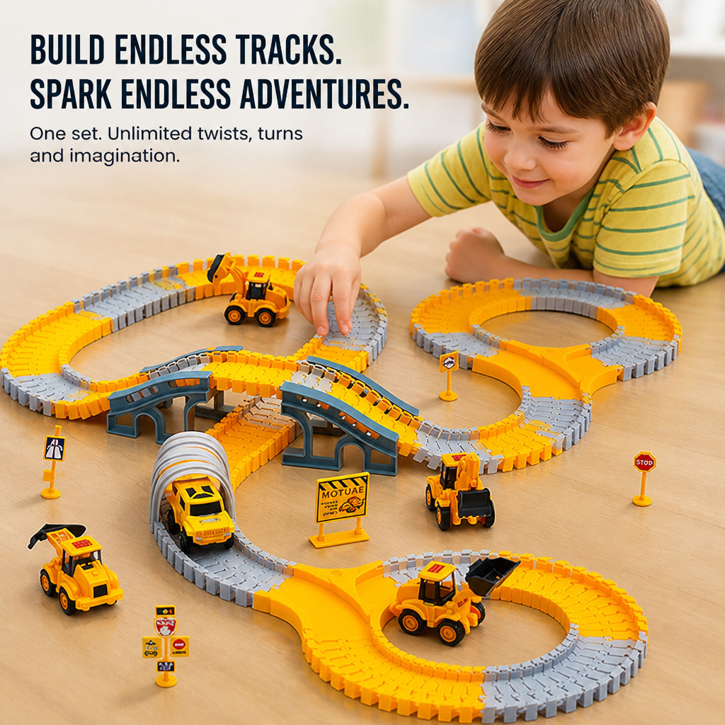 FlexiTrack™ — Unleash Your Child’s Boldest Adventures and Spark Endless Creativity