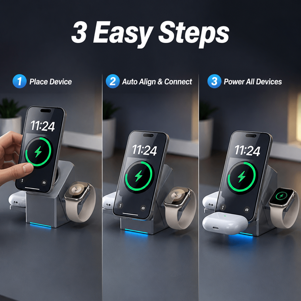 FluxCharge™ — Instantly Power Every Device Without the Clutter or Chaos