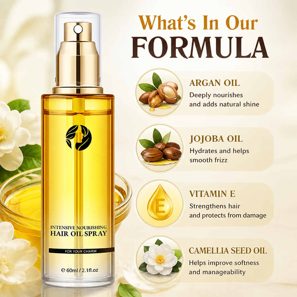 LuxeLustre™ Hair Elixir — Transform Dry, Dull Hair into Silky, Head-Turning Radiance