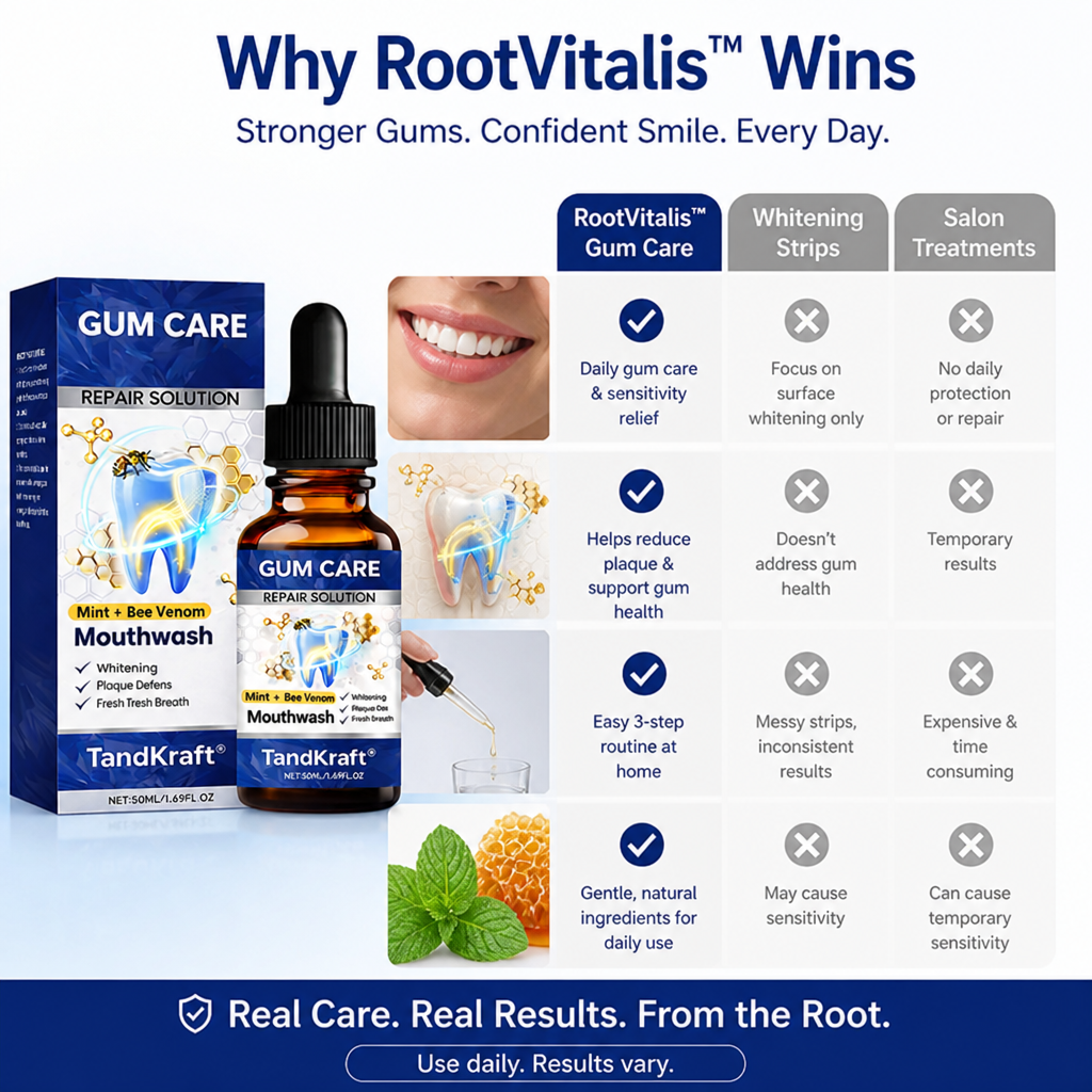 RootVitalis™ — Transform Your Gums from Sensitive to Strong for a Smile You Can Show Off Fearlessly