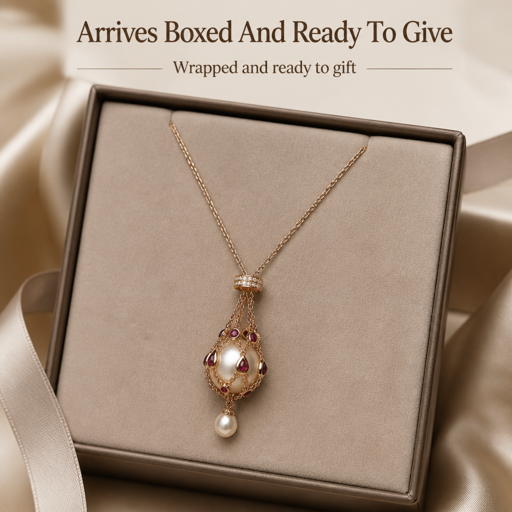 LunaPearl™ Pendant — Ignite Your Confidence with Every Elegant, One-of-a-Kind Glow