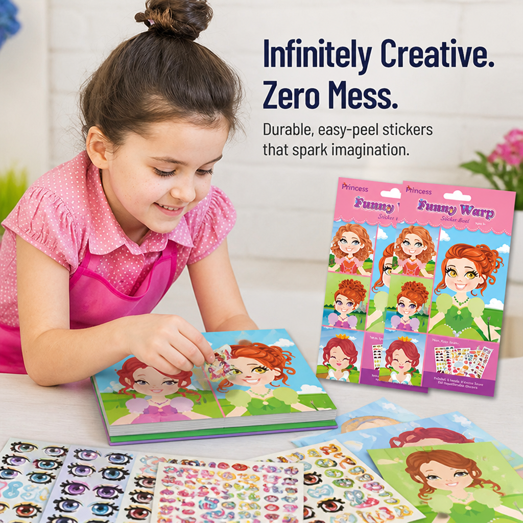 BriteNest™ — Ignite Your Toddler’s Creative Genius with Mess-Free Sticker Magic