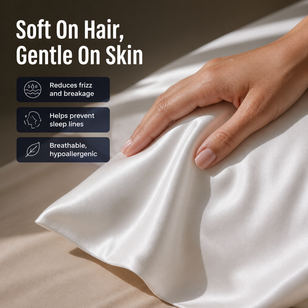 LumaSilk™ — Wake Up to Gorgeously Smooth Hair and Radiant, Wrinkle-Free Skin Every Morning