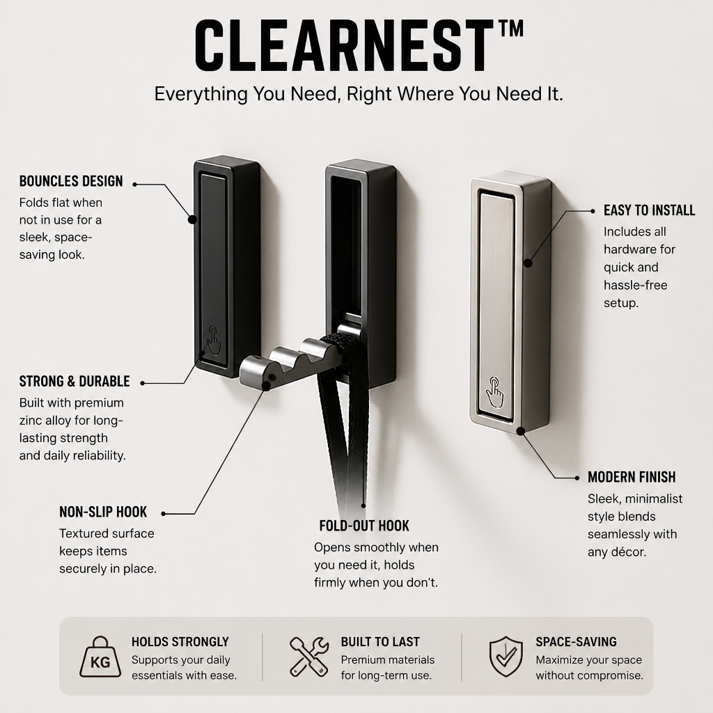 ClearNest™ — Instantly Free Up Space and Bring Calm to Your Home