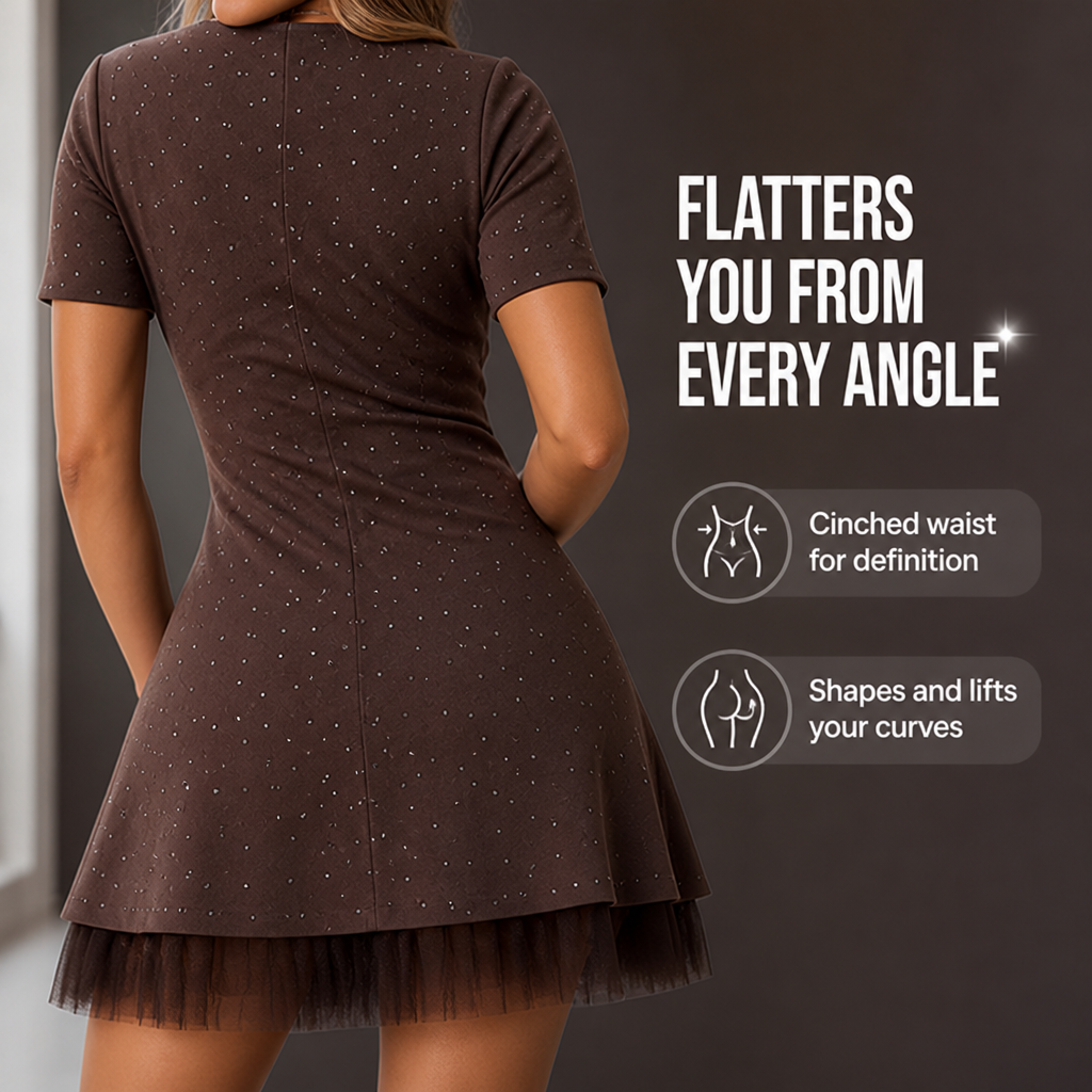 Velvora™ Short Sleeve Mini Dress — Unleash Your Radiance and Own Every Moment