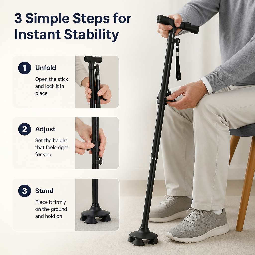 GlideStride™ — Walk Boldly with Confidence, Light, and Effortless Balance