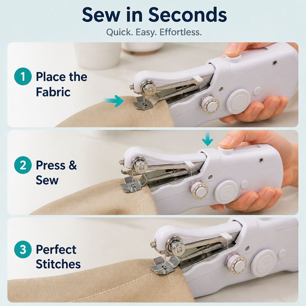 SewSwift™ — Unleash Your Creativity Anywhere with Effortless, Precise Stitching