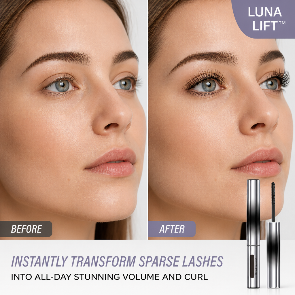 LunaLift™ — Instantly Transform Sparse Lashes into All-Day Stunning Volume and Curl