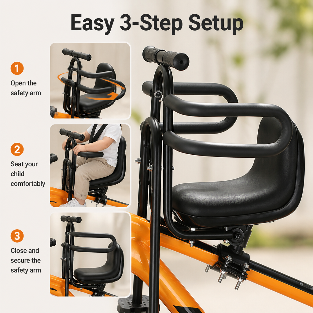 SummitCruze™ — Ride Confidently with Ultimate Comfort and Rock-Solid Safety for Your Child