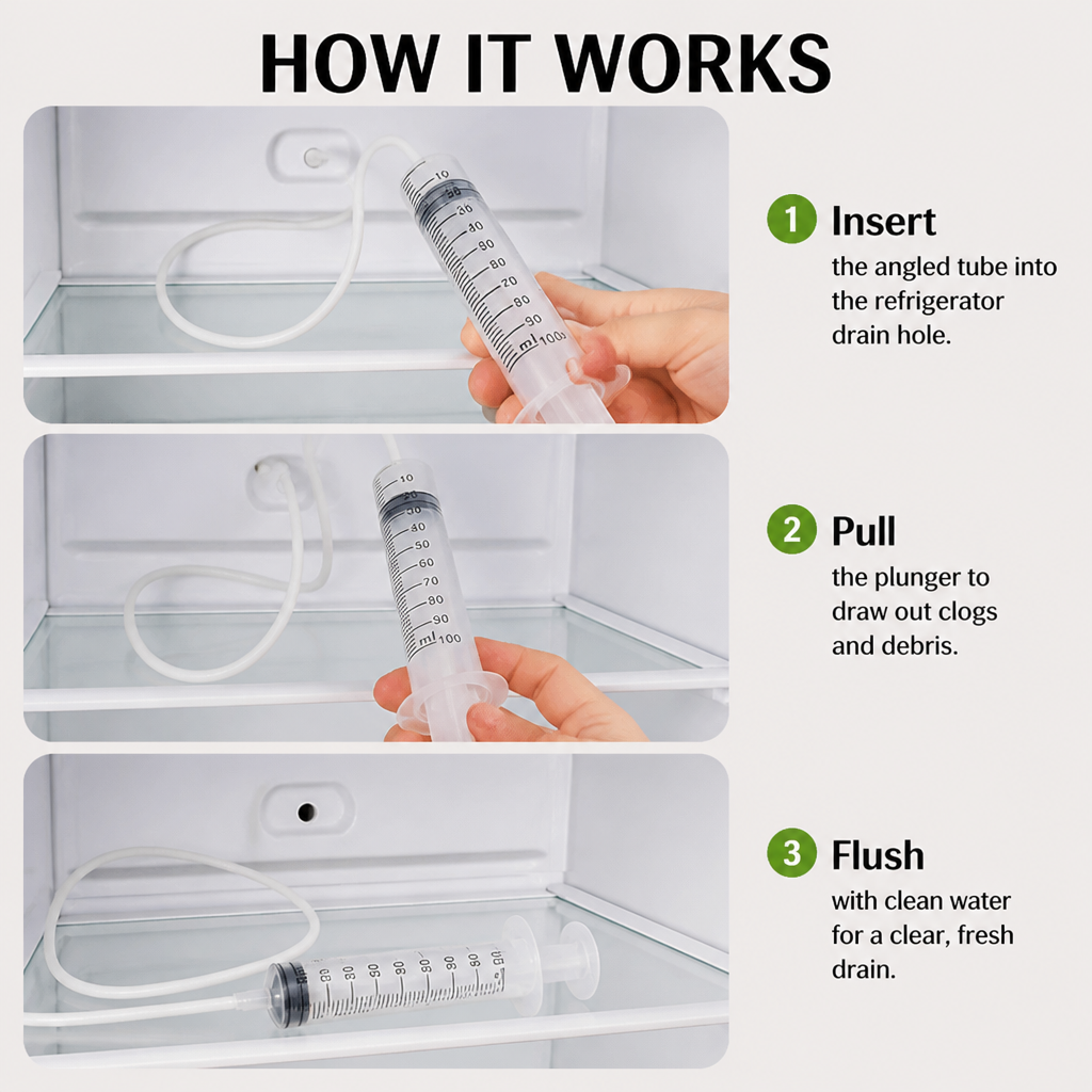 FreshFlowFix™ — Instantly Stop Leaks and Evict Fridge Odors for Good