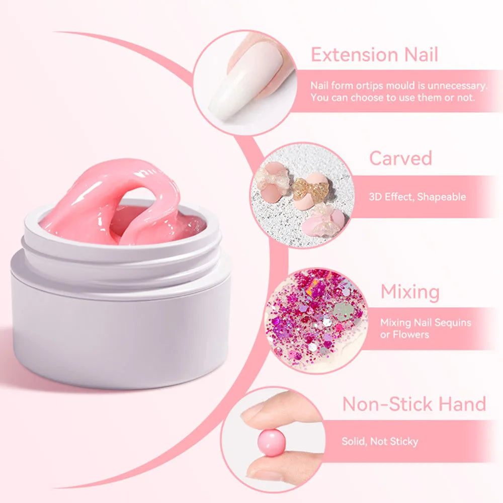 LumiGloss™ Sculpting Gel — Command Attention with Nails That Shine Strong for Weeks