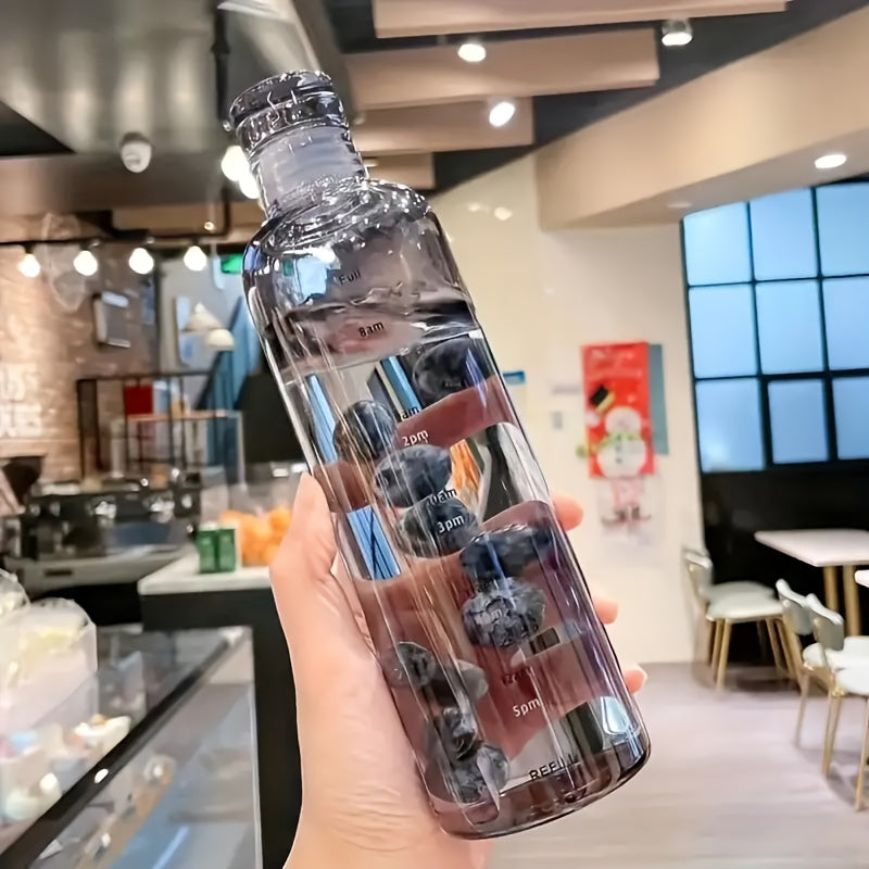 Water Bottle with Time Markers 500/700 ml