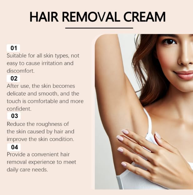 BareBasic™ No-Shave Hair Removal Cream — Smooth, Silky Skin in Minutes Without the Pain or Irritation
