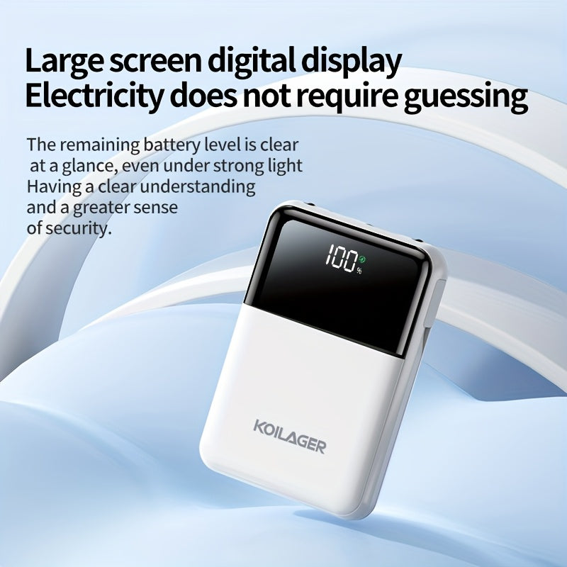 Mini Power Bank 10000mAh with Display