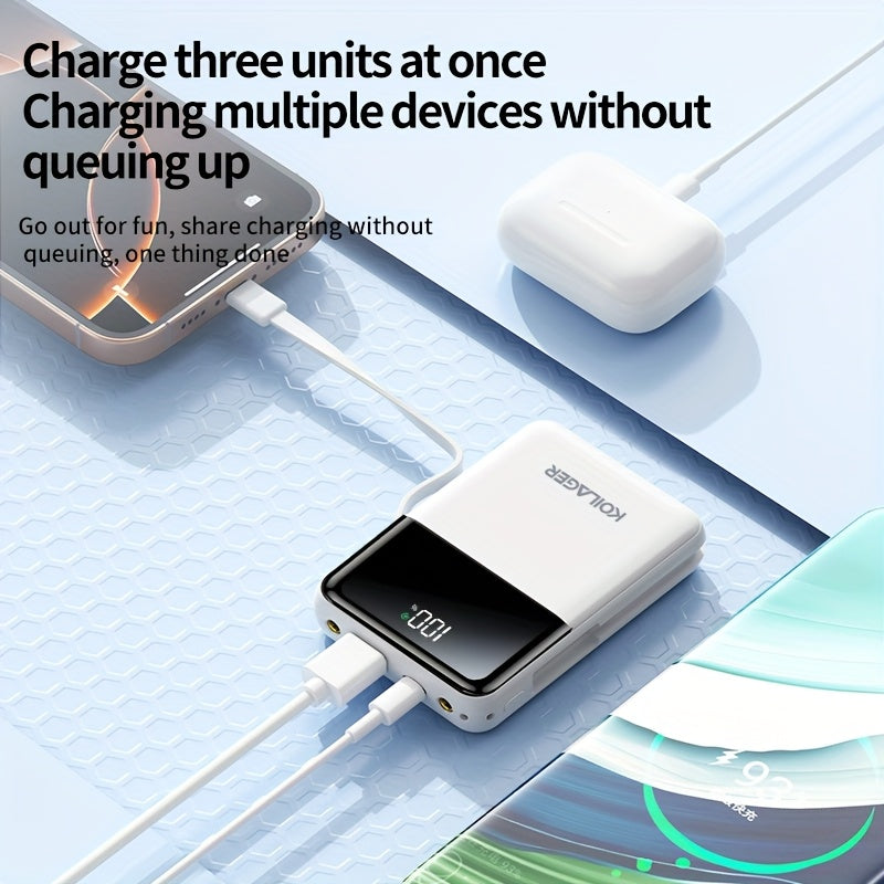 Mini Power Bank 10000mAh with Display