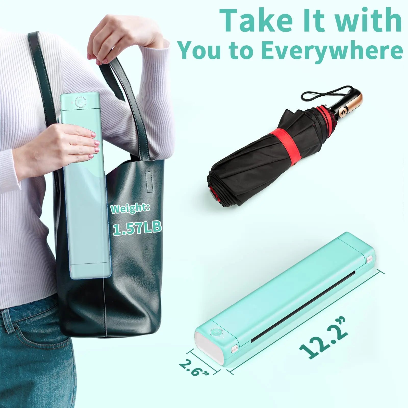 SwiftPrint™ Mini — Print Anywhere Instantly with Zero Mess and Total Freedom