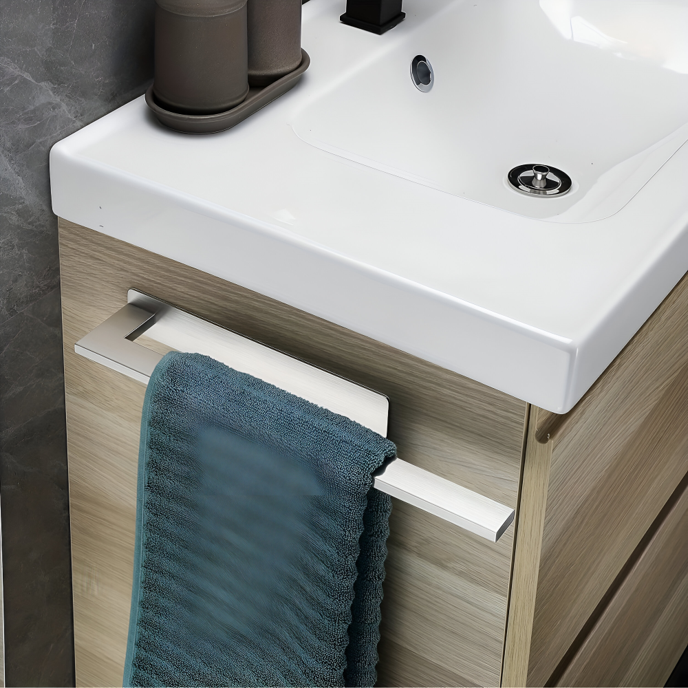 Towel Rack | Adhesive Wall-Mounted | Stainless Steel Water-Resistant | BathLine