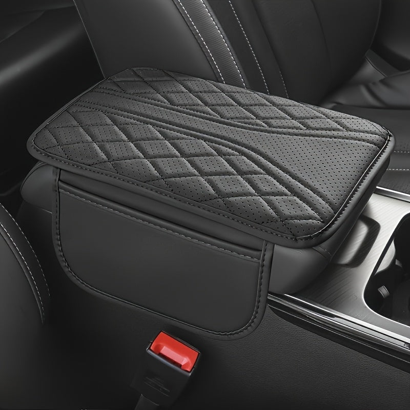 Car Armrest Organizer in PU Leather with Pockets