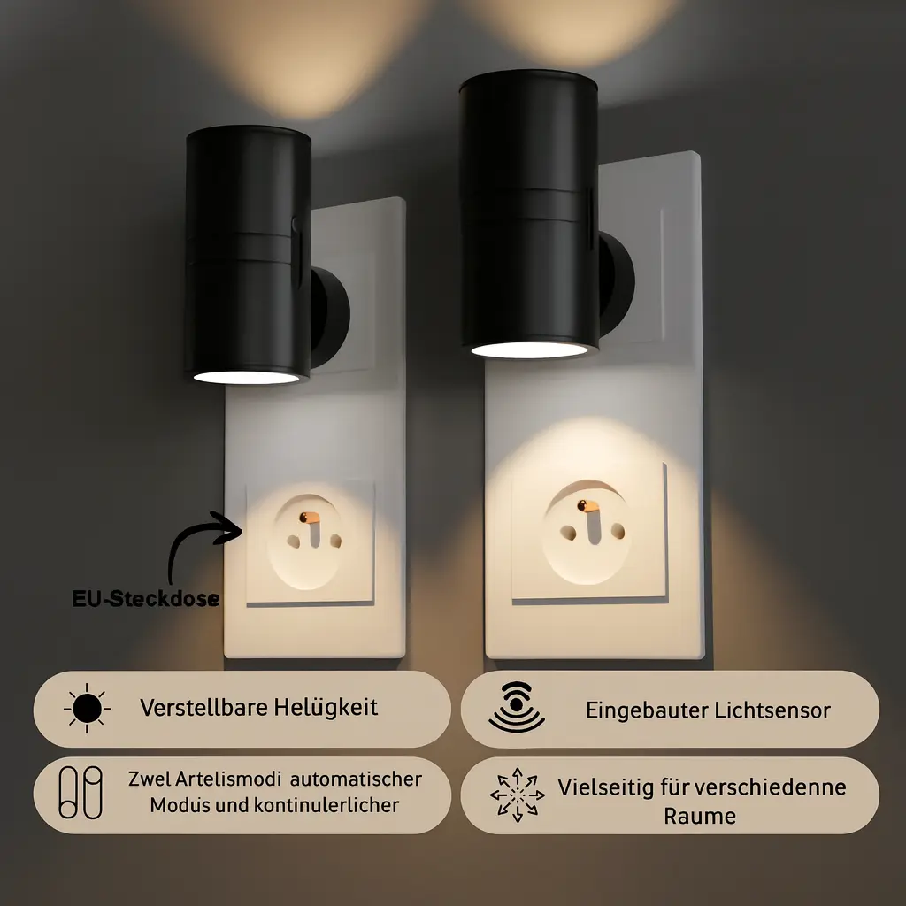 LED Plug-in Night Lamp with Dusk Sensor