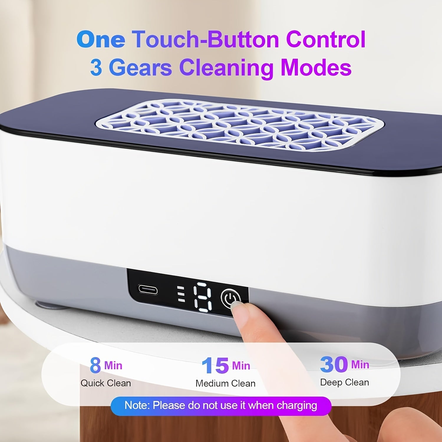 360° Ultrasonic Cleaner for Jewelry and Dental Prosthetics
