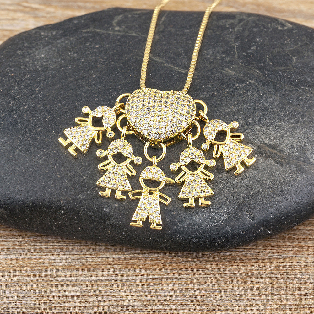 CelestaRay™ Necklace — Carry Your Children’s Love as a Radiant, Everlasting Embrace