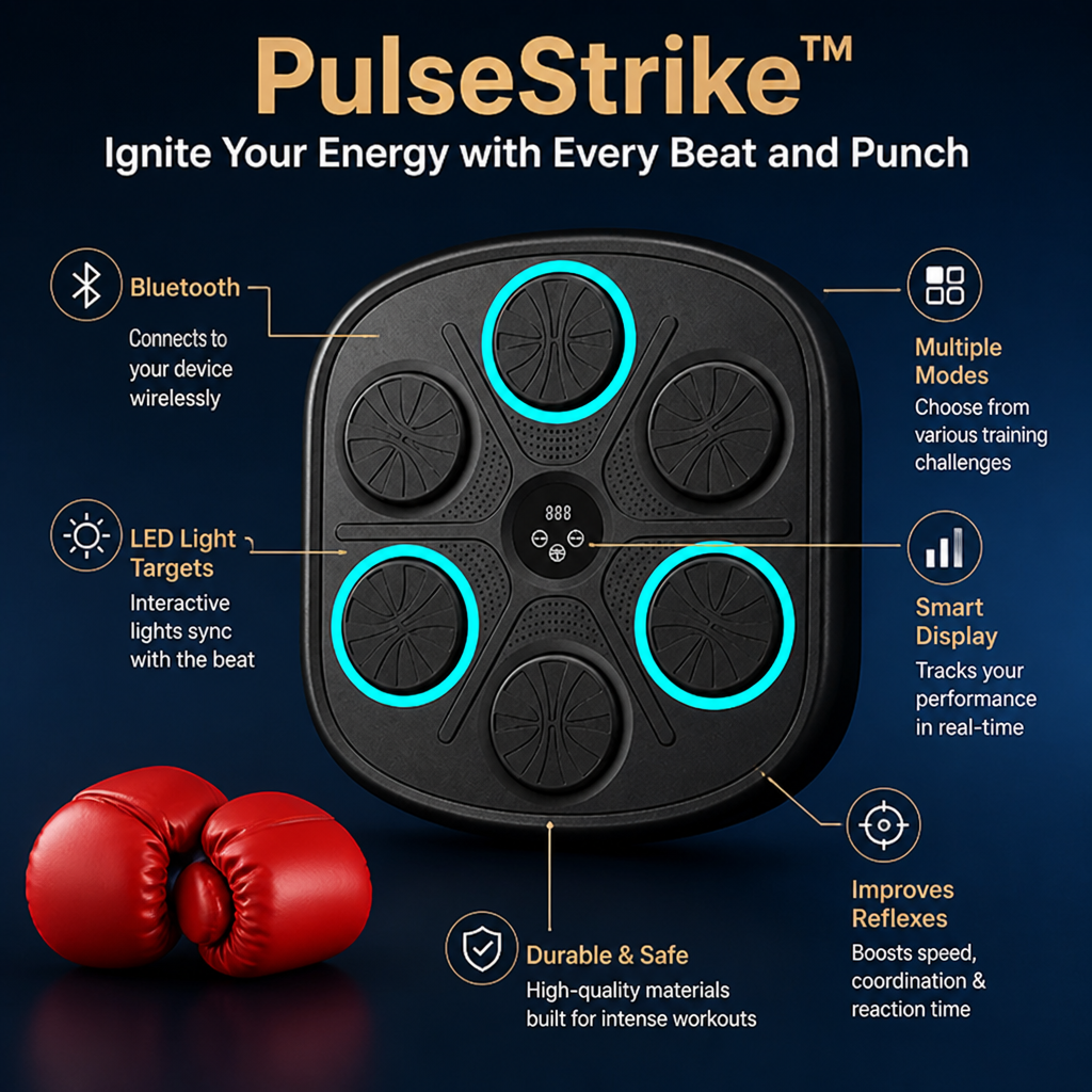 PulseStrike™ — Ignite Your Energy with Every Beat and Punch