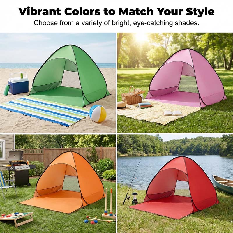 Pop-Up Beach Tent with 98% UV Protection - Sunshade Shelter