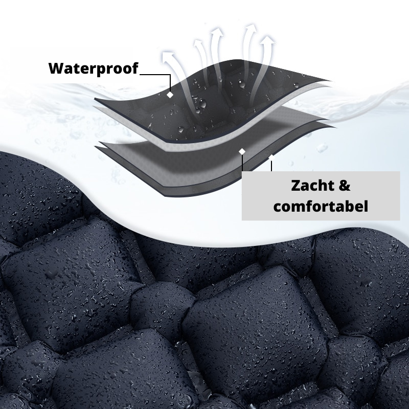 Compact Sleeping Pad with Built-in Pillow