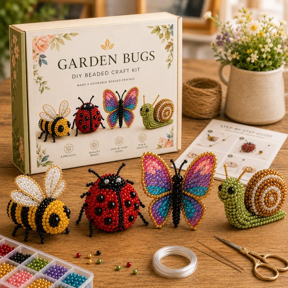 LumaBead™ — Unleash Calm Creativity and Craft Sparkling 3D Animal Wonders