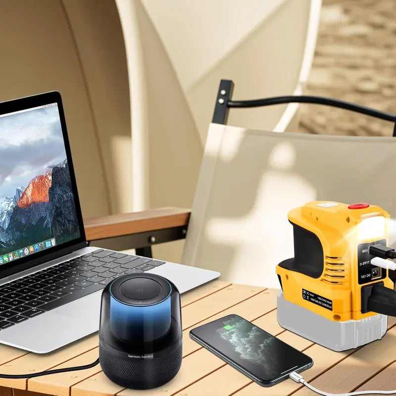 Compact Inverter for Car, Camper, and Outdoor Use