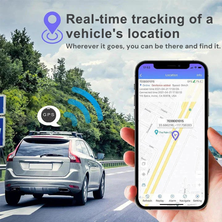 GPS Locator | Magnetic Mount | Live Tracking Through App | SafeTrack