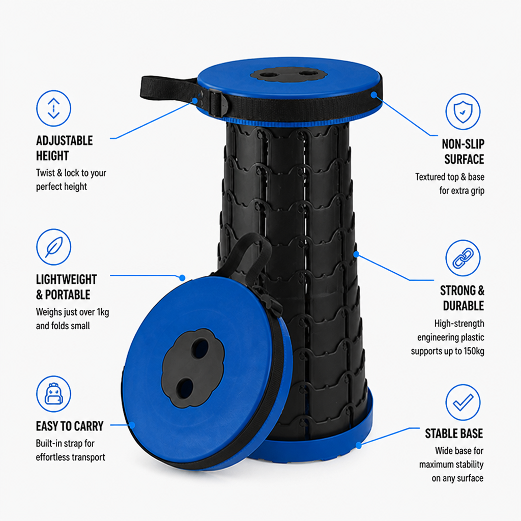StrideSeat™ — Rock-Solid Comfort That Moves With You Everywhere You Go