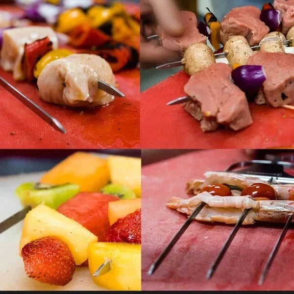BlazeCraft™ Pro Skewers — Effortless Grill Mastery for Juicy, Perfectly Seared BBQ Every Time