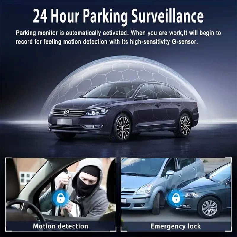 4-Channel Dashboard Camera – Comprehensive Protection for Worry-Free Driving