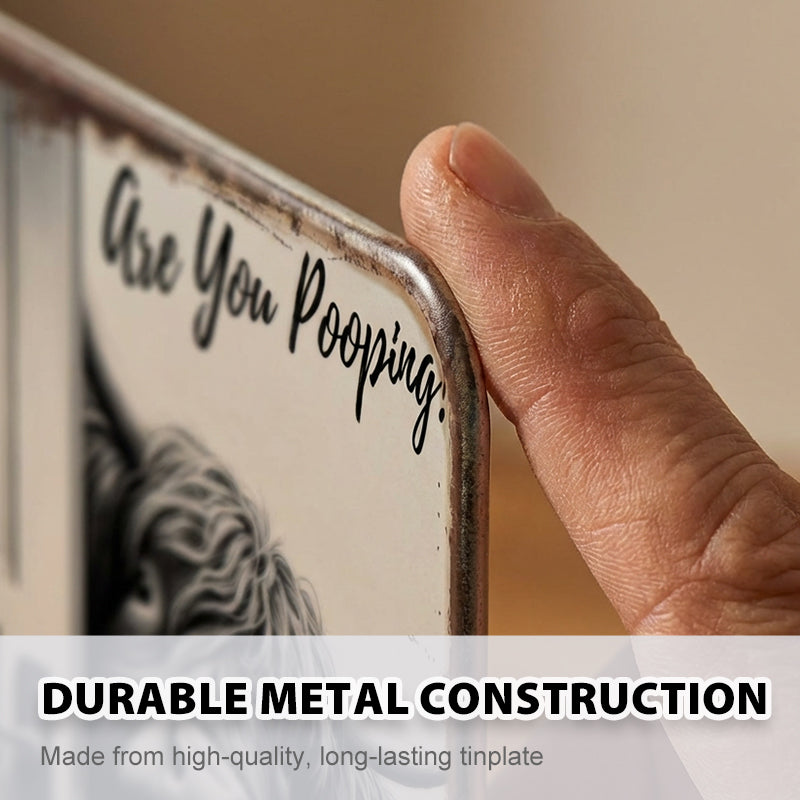 RustiCow™ Smile Sign — Turn Your Bathroom Into a Joyful, Unforgettable Conversation Starter