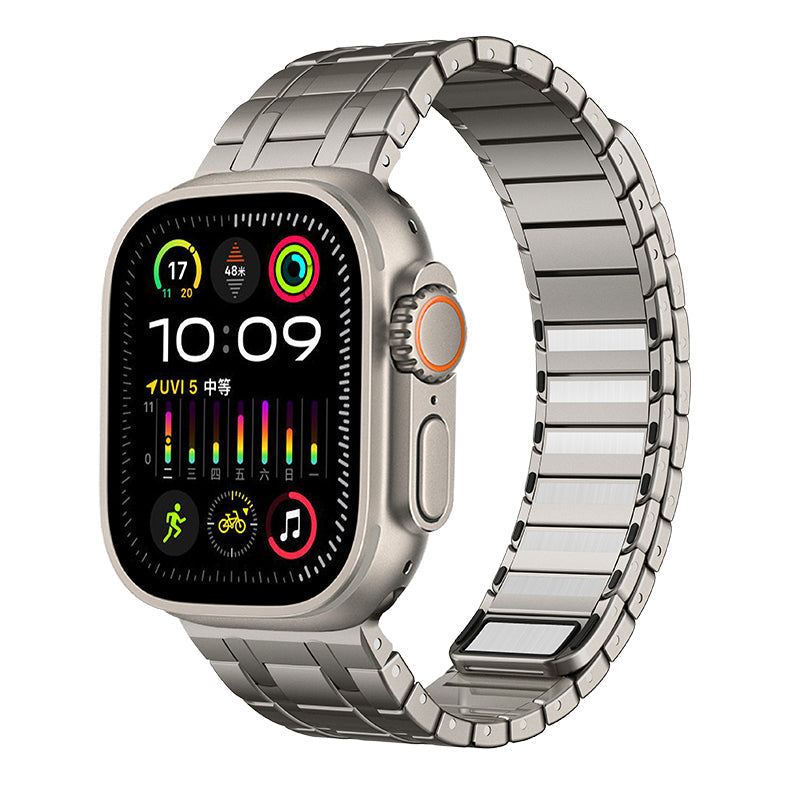 Stainless Steel Magnetic Band with Frosted Finish for Smartwatch