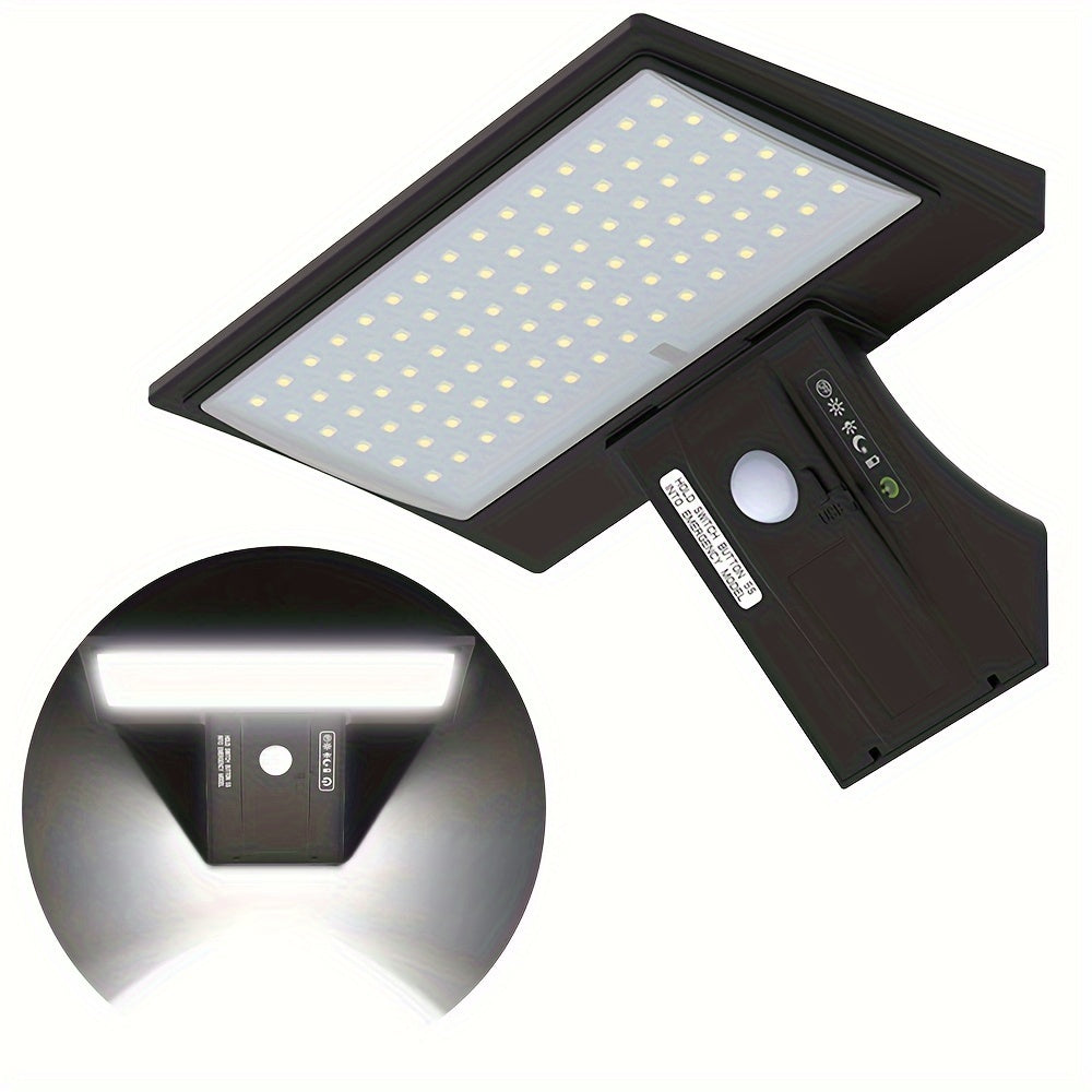 Solar Powered LED Wall Light with Motion Detector & Remote Control