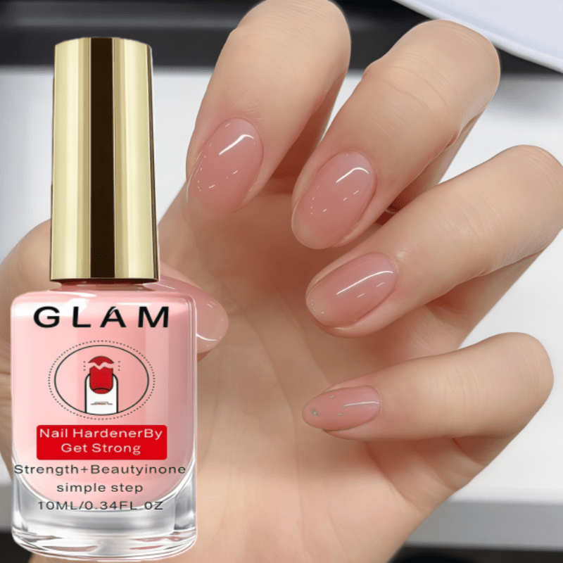 Nail Hardener in Pink | Keratin Formula | Glossy Care Nail Polish