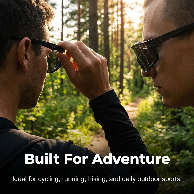 Photochromic Sports Sunglasses with UV Protection