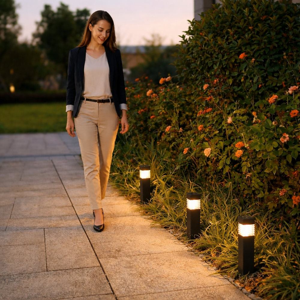 Solar Garden Path Light – Bright Outdoor Lantern