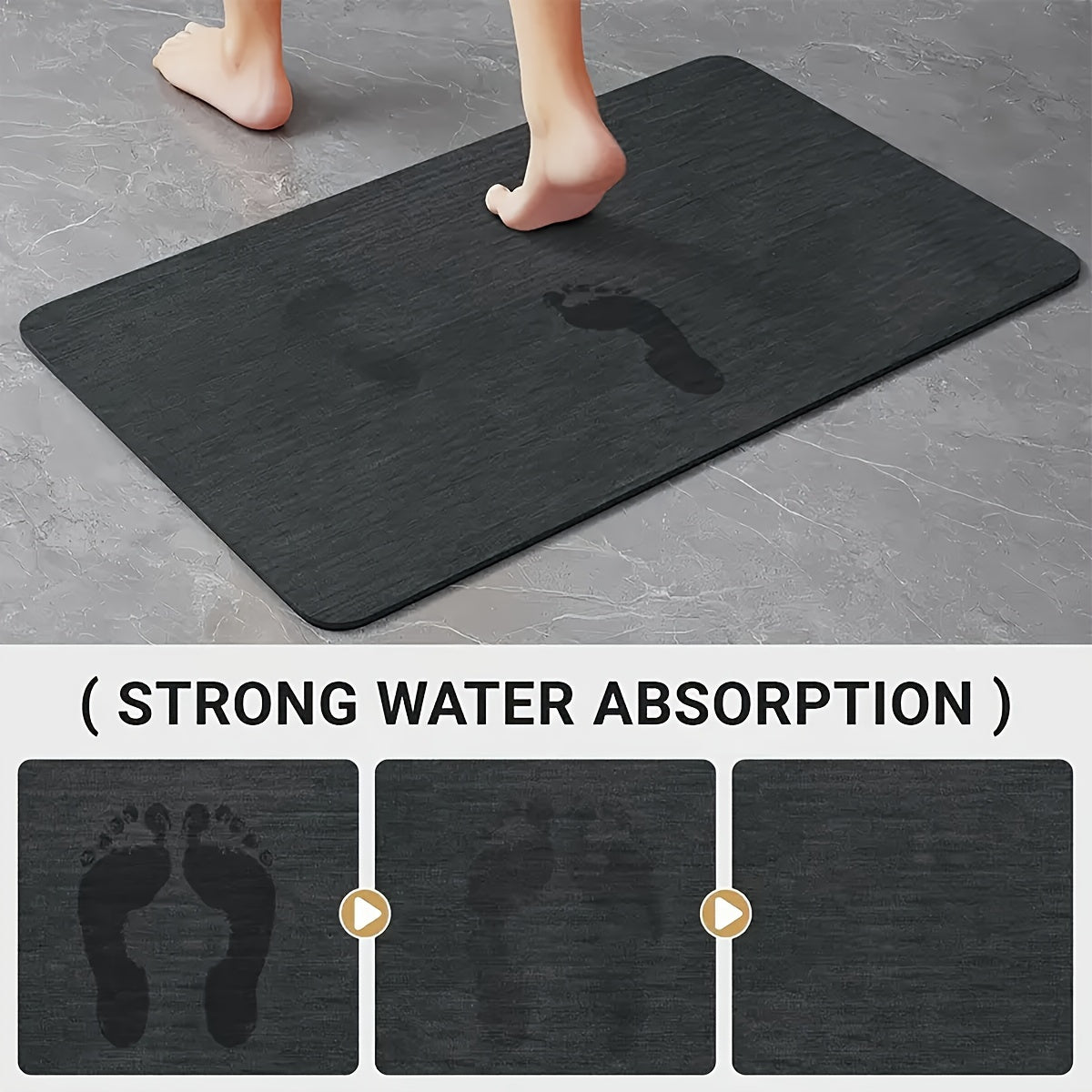 Non-Slip L-Shaped Kitchen Mat – Highly Absorbent