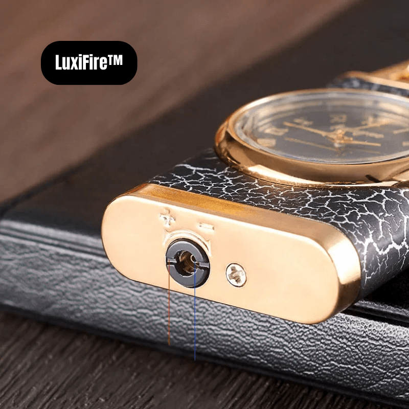 PyraLux™ Croc Flame — Ignite Your Legacy with Time and Power in Hand