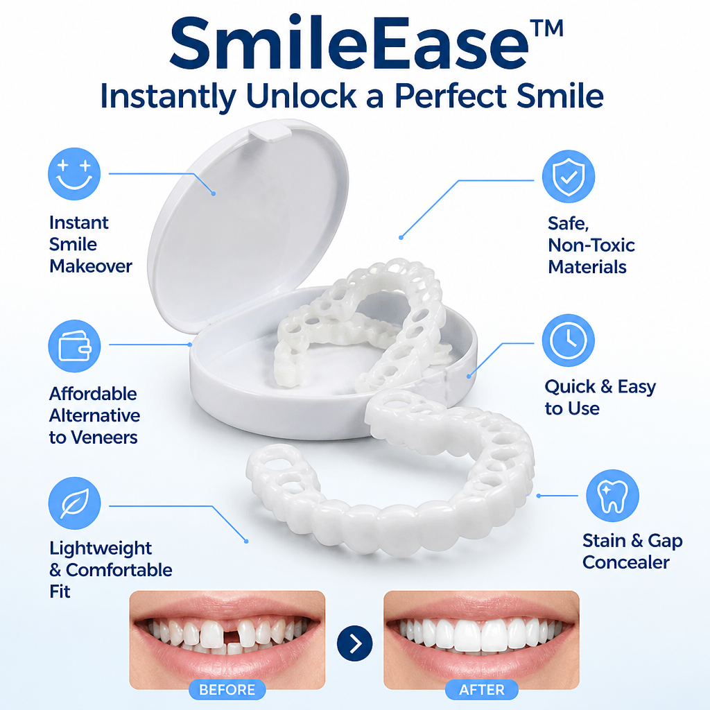 SmileEase™ — Instantly Unlock a Perfect Smile That Lights Up Every Room