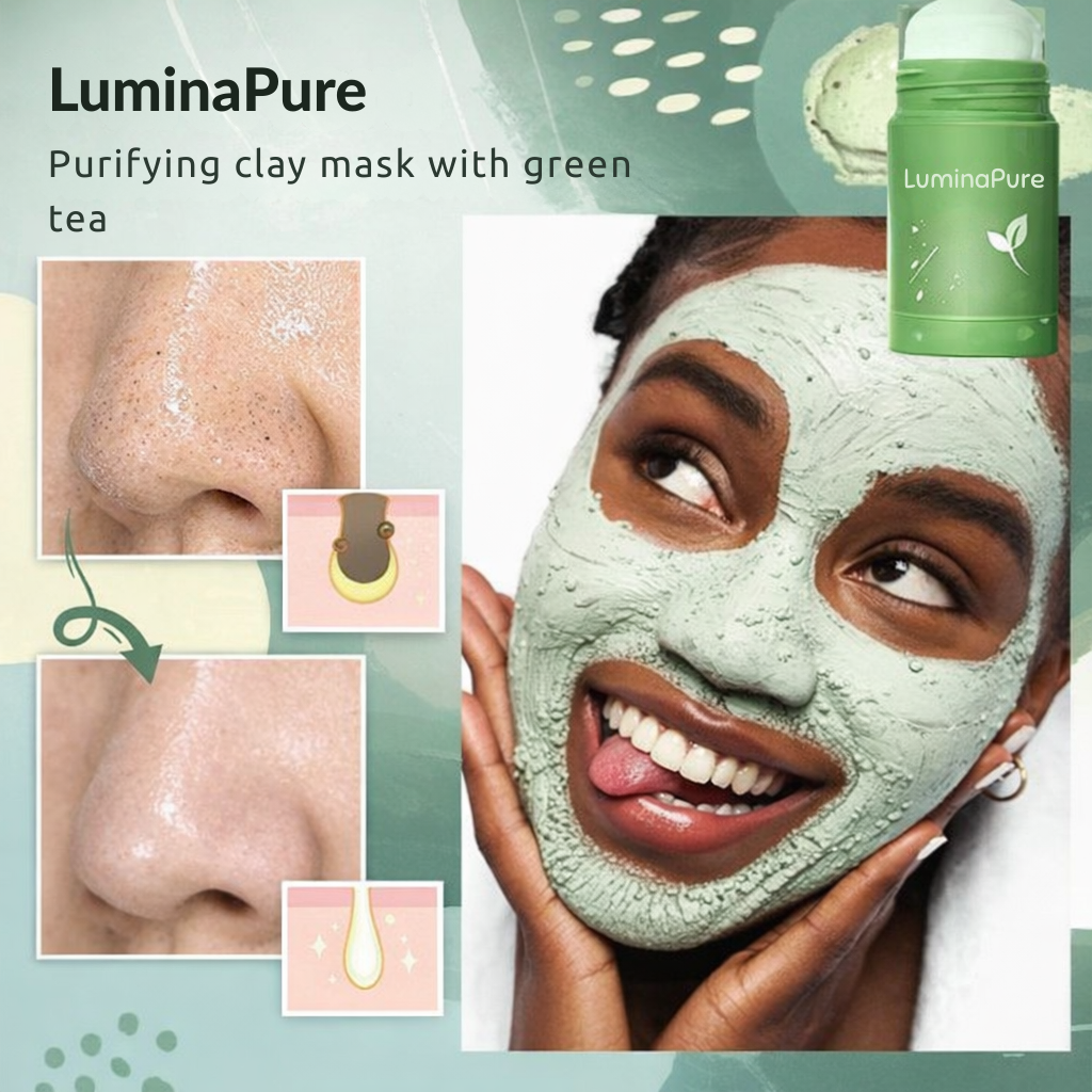 LuminaPure™ — Unleash Your Skin’s Natural Glow with Deep-Cleansing Green Tea Power