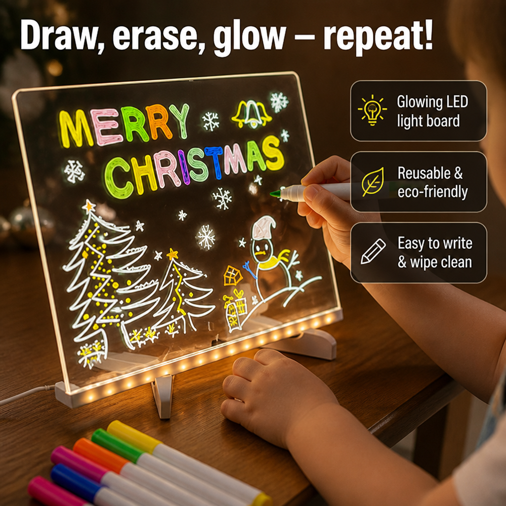 BrightSpark™ — Ignite Endless Creativity and Confidence with Every Glowing Stroke