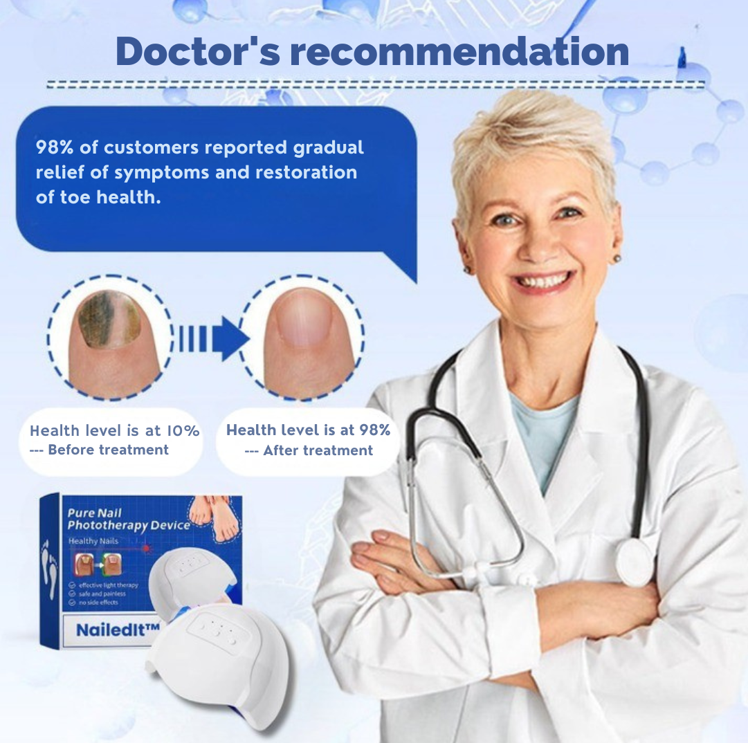 NailedIt™ | Say goodbye to thick, discolored nails without pain — no medication needed