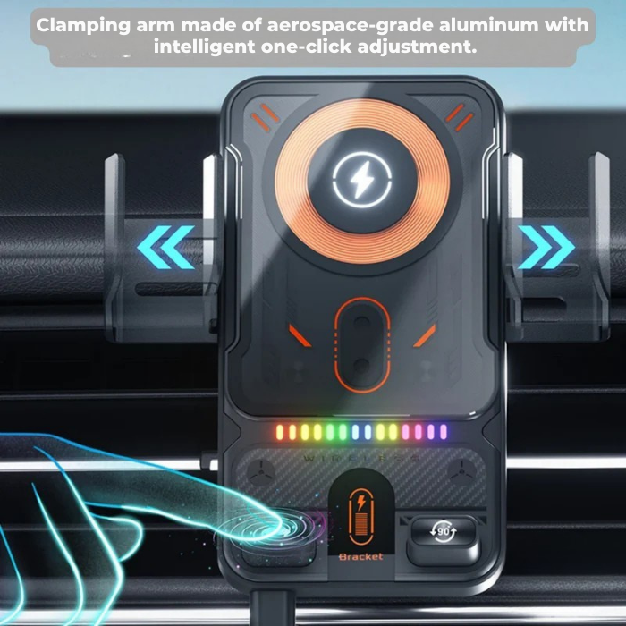 VoltGrip™ — Stay Safe and Powered Up with Rock-Solid Hold and Instant Wireless Charge