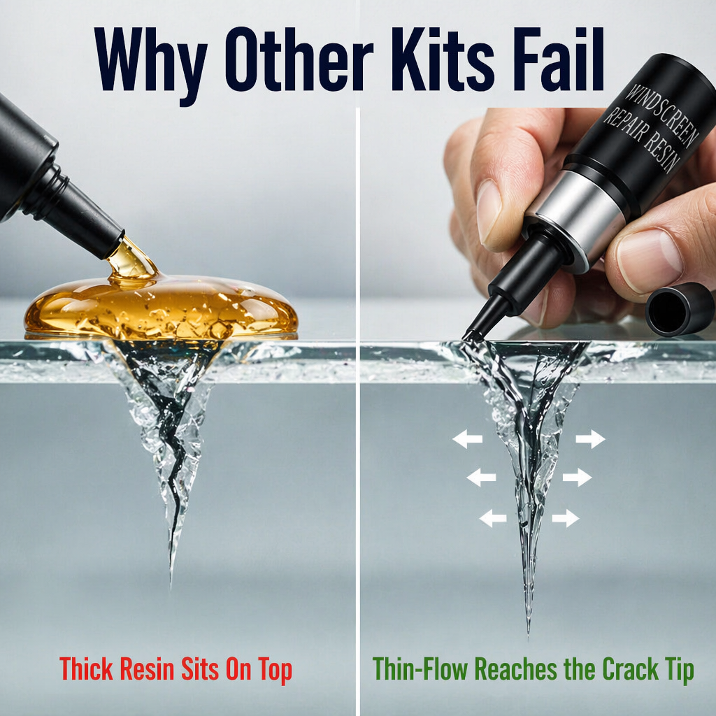 CrystalArmor™ — Stop Cracks Spreading and Save $300+ on Windshield Replacement